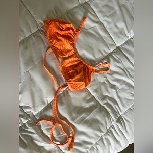 BRAND NEW orange garage bikini top